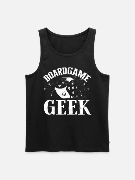 Board Game Geek, Boardgamer - Men's Premium Organic Tank Top - black