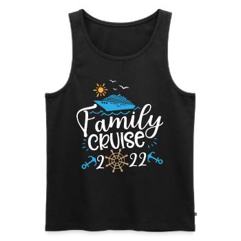Cruise squad, cruise time, holiday cruise - Men's Premium Organic Tank Top - black - Front - Michal (187cm)