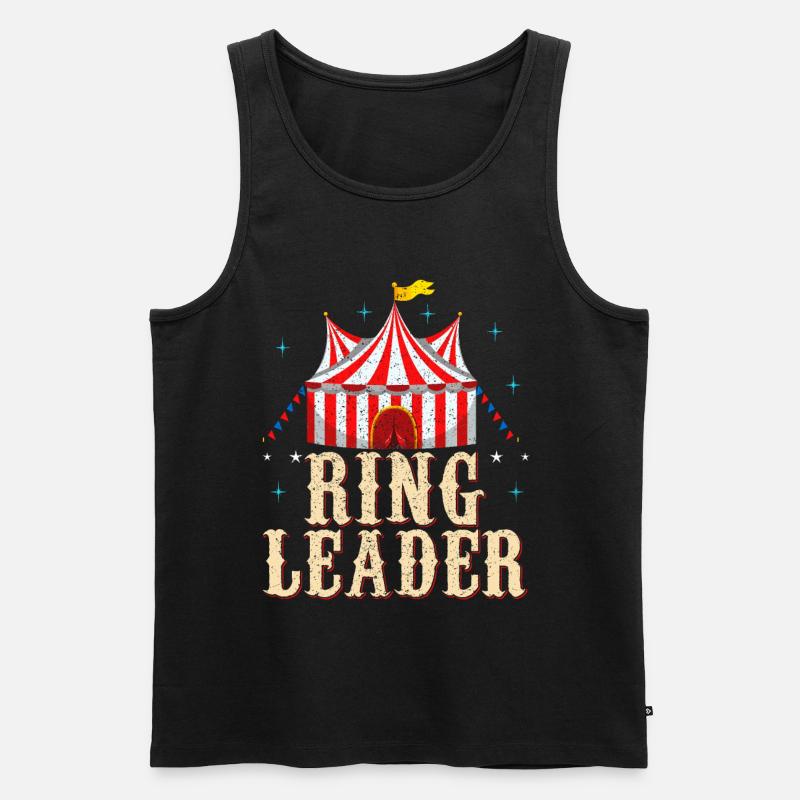 Zirkus - Männer Premium Bio Tank Top - Schwarz