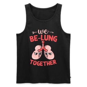 Respiratory therapists - Men's Premium Organic Tank Top - black - Front - Michal (187cm)
