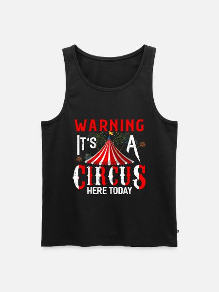 Circus - Men's Premium Organic Tank Top - black