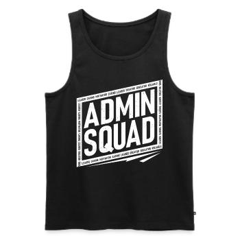Stellvertretender Schulleiter, Administratorschule - Männer Premium Bio Tank Top - Schwarz - Vorne - Michal (187cm)