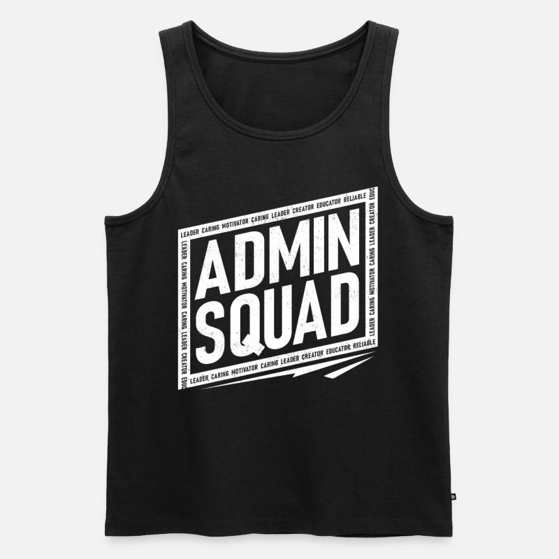 Directeur adjoint, École d’administration - Débardeur bio Premium Homme - noir