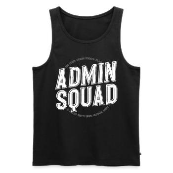 Stellvertretender Schulleiter, Administratorschule - Männer Premium Bio Tank Top - Schwarz - Vorne - Michal (187cm)