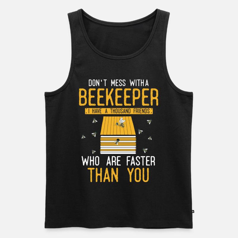Imker , Bienenzucht, Bienenzüchter - Männer Premium Bio Tank Top - Schwarz