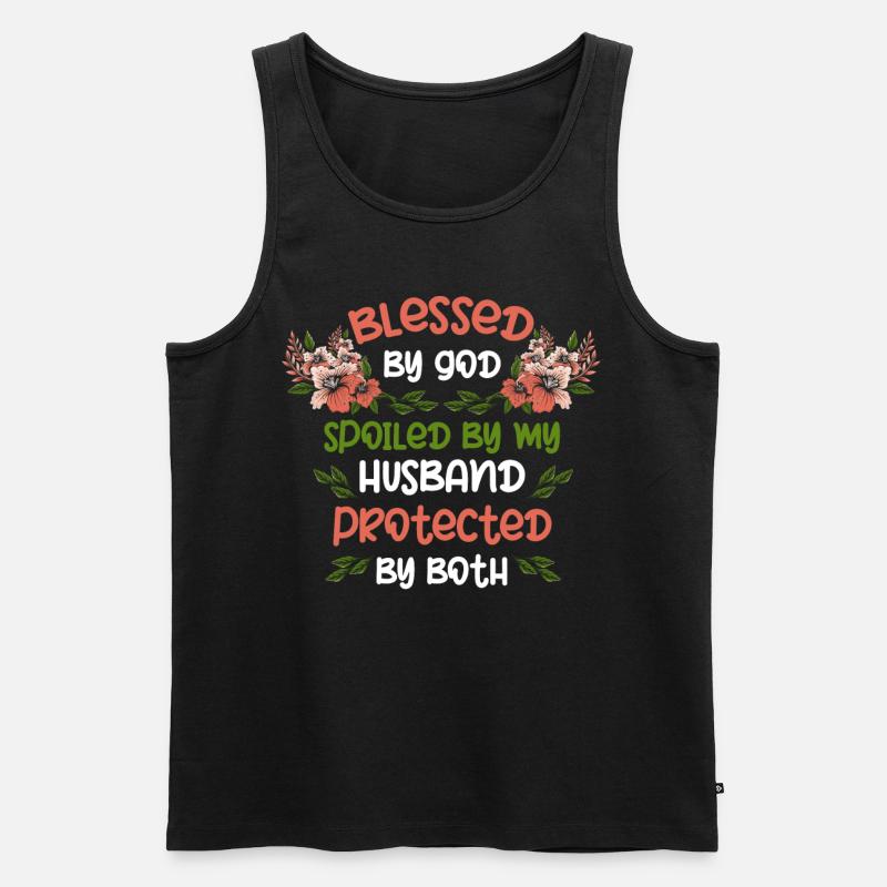 Gott Bund, Psalm, Christian - Männer Premium Bio Tank Top - Schwarz