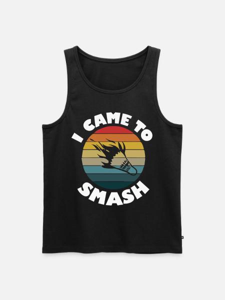 Badminton, Badminton players - Men's Premium Organic Tank Top - black