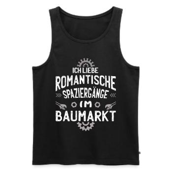 Heimwerker Hausbau Bauherr Baumarkt Hausmeister - Männer Premium Bio Tank Top - Schwarz - Vorne - Michal (187cm)
