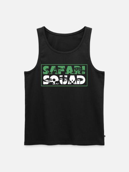 Safari squad, a safari - Men's Premium Organic Tank Top - black