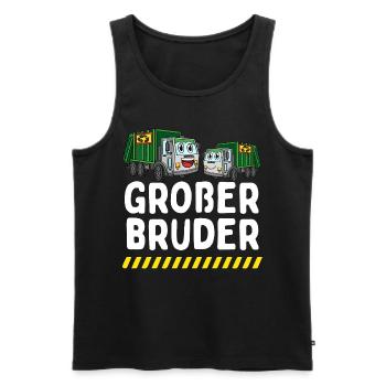 Großer Bruder 2024 Lastwagen - Männer Premium Bio Tank Top - Schwarz - Vorne - Michal (187cm)