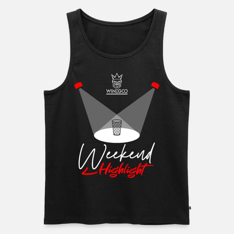 Wine Spritzer Weekend Highlight - Débardeur bio Premium Homme - noir