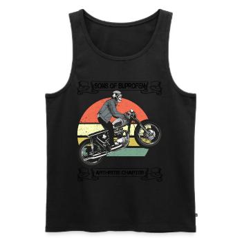 Sons of ibuprofen arthritis chapter - Men's Premium Organic Tank Top - black - Front - Michal (187cm)