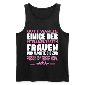 Russkiy Toy Terrier - Russkiy Toy Terrier - Männer Premium Bio Tank Top - Schwarz - Vorne - Michal (187cm)