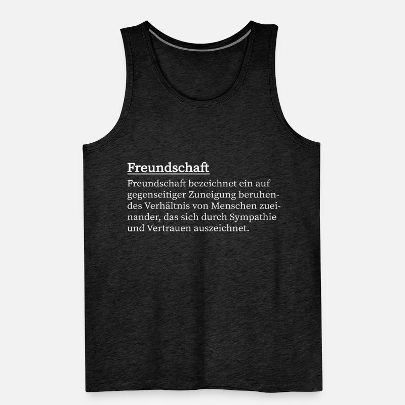Freundschaft Männer Premium Bio Tank Top