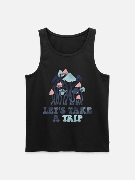 LET'S TAKE A TRIP - Men's Premium Organic Tank Top -