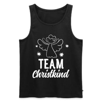 Team Christkind - Männer Premium Bio Tank Top - Schwarz - Vorne - Michal (187cm)