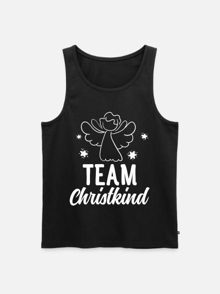 Team Christkind - Männer Premium Bio Tank Top - Schwarz