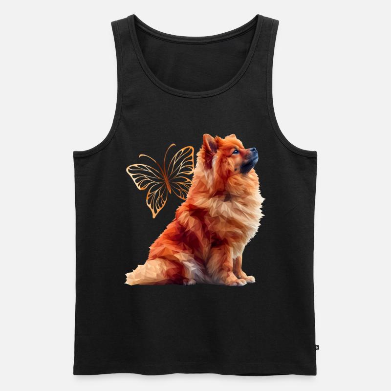 ChowChow - Männer Premium Bio Tank Top - Schwarz