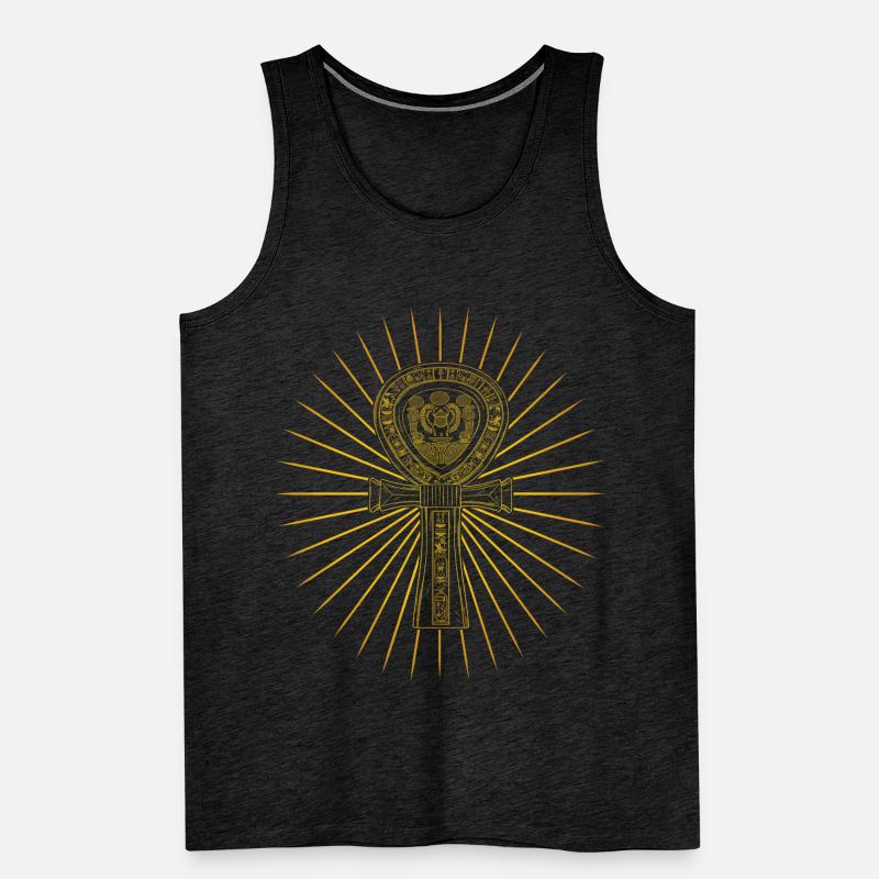 ANKH SUN Men's Premium Organic Tank Top