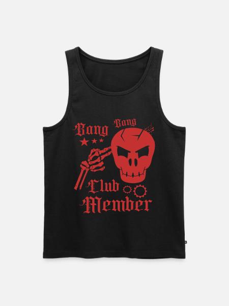 Bang Bang Club Member - Men's Premium Organic Tank Top - black