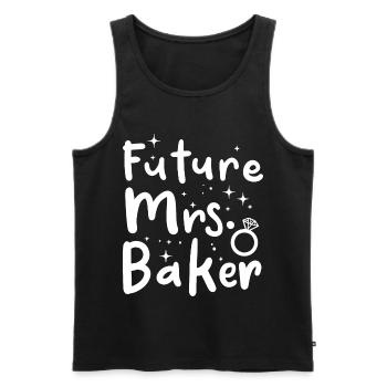 Zukünftige Frau Bäcker - Männer Premium Bio Tank Top - Schwarz - Vorne - AI Model Male 178 light (178cm)