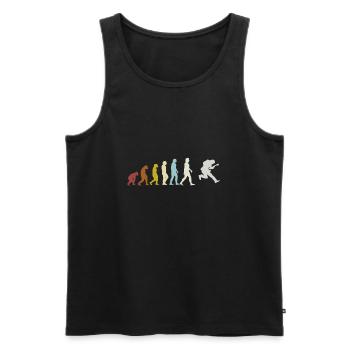 Gitarre Gitarrist Bassist E-Gitarre Evolution - Männer Premium Bio Tank Top - Schwarz - Vorne - AI Model Male 178 light (178cm)