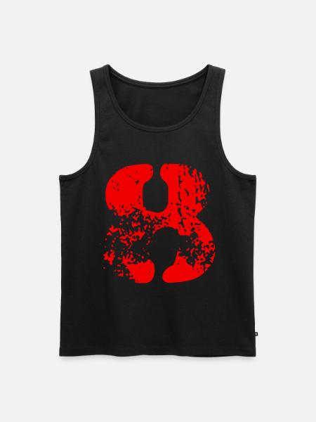 Symbole numérique 8 - Débardeur bio Premium Homme - 