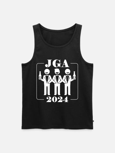 Junggesellenabschied 2024 - Männer Premium Bio Tank Top - Schwarz