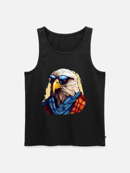 Streetwear Bald Eagle | Eagle lovers - Men's Premium Organic Tank Top - black