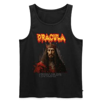 Vlad Tepes - Men's Premium Organic Tank Top - black - Front - AI Model Male 178 light (178cm)