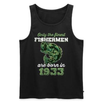 Legendär 89 Jahre alt Geschenk zum 89. Geburtstag - Männer Premium Bio Tank Top - Schwarz - Vorne - Michal (187cm)