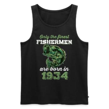 Legendary 88 years old gift for his 88th birthday - Men's Premium Organic Tank Top - black - Front - AI Model Male 178 light (178cm)