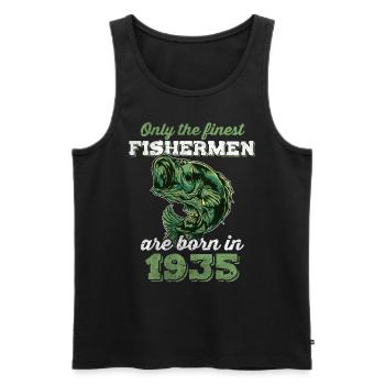Legendär 87 Jahre alt Geschenk zum 87. Geburtstag - Männer Premium Bio Tank Top - Schwarz - Vorne - AI Model Male 178 light (178cm)