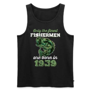 Legendär 83 Jahre alt Geschenk zum 83. Geburtstag - Männer Premium Bio Tank Top - Schwarz - Vorne - AI Model Male 178 light (178cm)