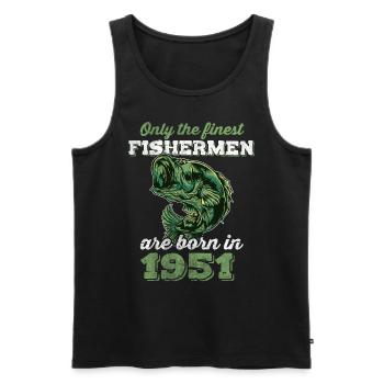Legendär 71 Jahre alt Geschenk zum 71. Geburtstag - Männer Premium Bio Tank Top - Schwarz - Vorne - AI Model Male 178 light (178cm)