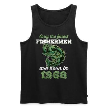Legendary 54 years old gift for the 54th birthday - Men's Premium Organic Tank Top - black - Front - AI Model Male 178 light (178cm)