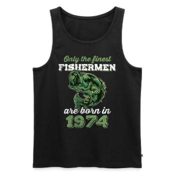 Legendär 48 Jahre alt Geschenk zum 48. Geburtstag - Männer Premium Bio Tank Top - Schwarz - Vorne - Michal (187cm)