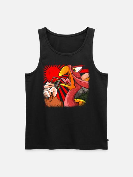 Gobblezilla Turkey Thanksgiving - Men's Premium Organic Tank Top - black