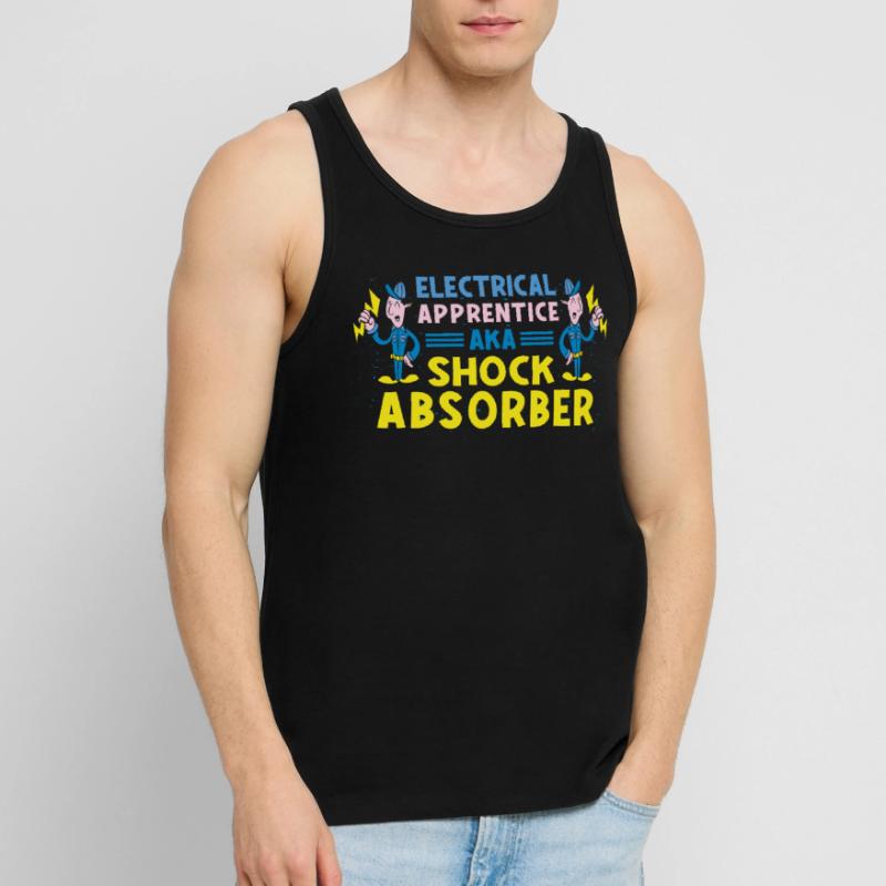 Electrical Apprentice Aka Shock Absorber Men's Premium Organic Tank Top