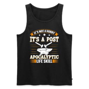 Its Not A Hobby Funny Saying Anvil Blacksmith - Men's Premium Organic Tank Top - black - Front - Michal (187cm)