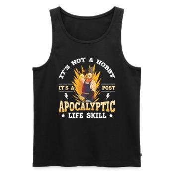 Its Not A Hobby Lustiger Spruch Amboss Schmied - Männer Premium Bio Tank Top - Schwarz - Vorne - Michal (187cm)