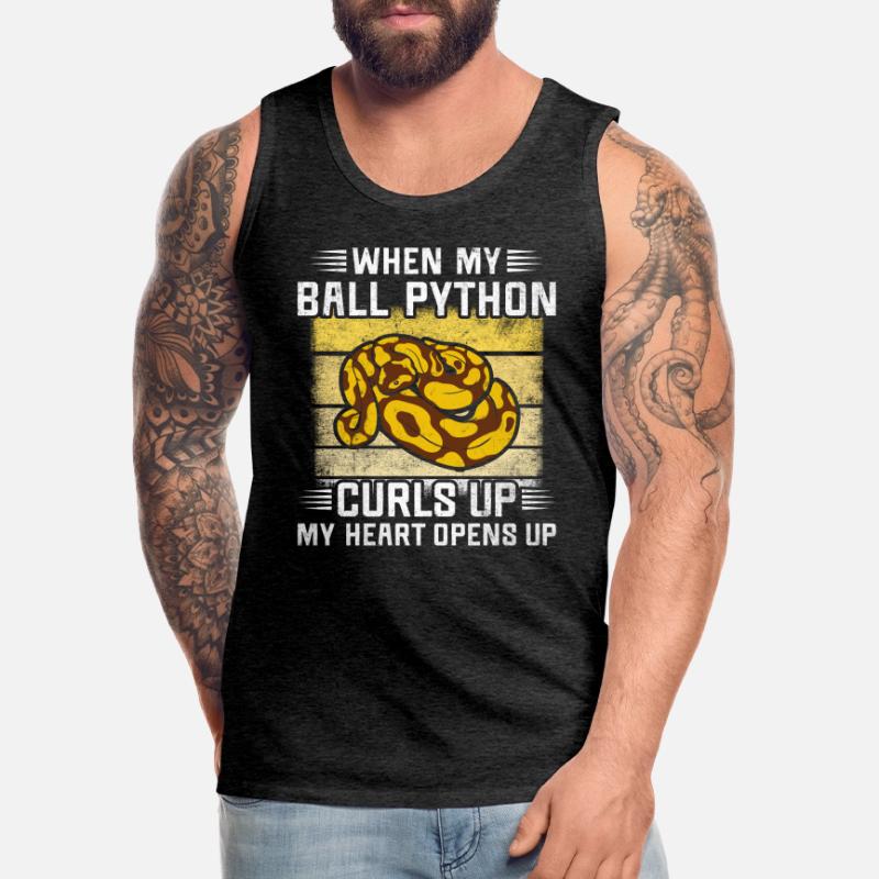 J’aime ma boule de banane Python King Python Débardeur bio Premium Homme