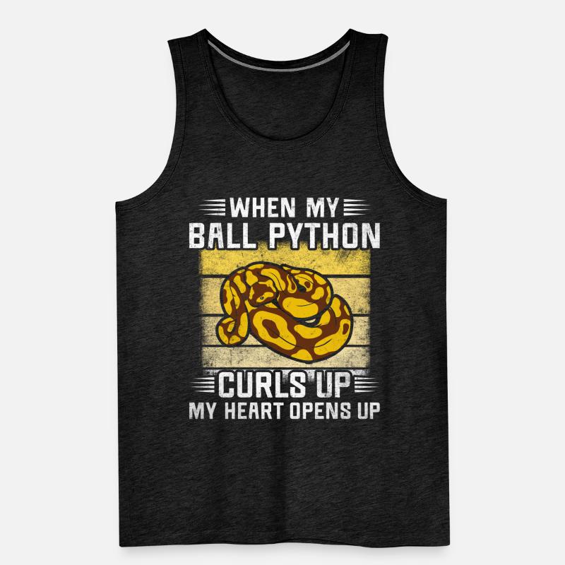 J’aime ma boule de banane Python King Python Débardeur bio Premium Homme