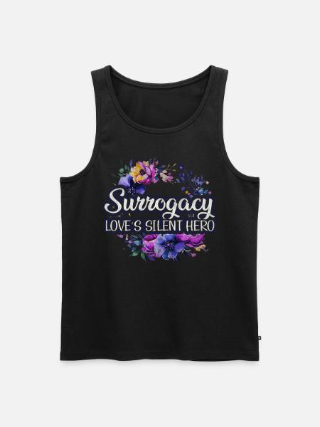 Surrogatmoderskab - Kærlighedens tavse helt - Surrogatmor - Herre Premium økologisk tanktop - sort