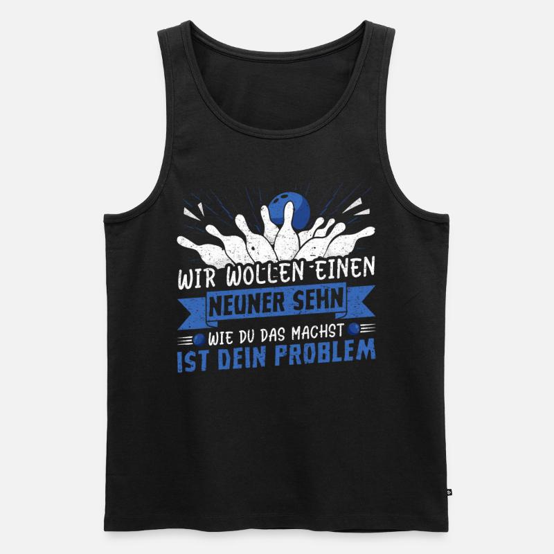 Kegel Mädel - Männer Premium Bio Tank Top - Schwarz