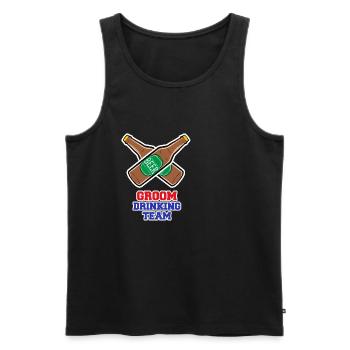 Junggesellen Party Bräutigam Drinking Team Herren - Männer Premium Bio Tank Top - Schwarz - Vorne - AI Model Male 178 light (178cm)