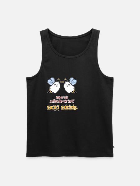 Boo Bees - Don't Be Red for My Boo Bees - Ladies - Premium økologisk Tanktop for menn - svart