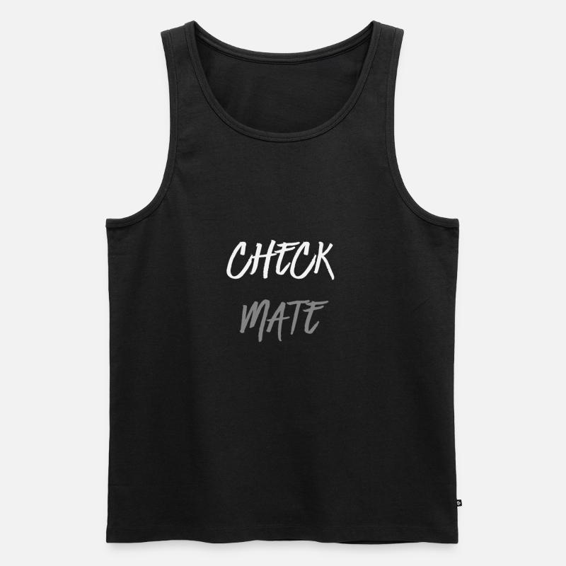 Schachmatt - Männer Premium Bio Tank Top - Schwarz