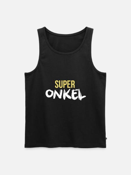 SUPER UNCLE - Débardeur bio Premium Homme - noir