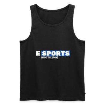 esports gaming - Männer Premium Bio Tank Top - Schwarz - Vorne - AI Model Male 178 light (178cm)